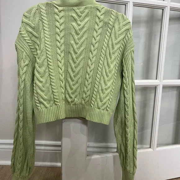 Sunday Best Cooper Cardigan in Sagebrush Green - Picture 10 of 11